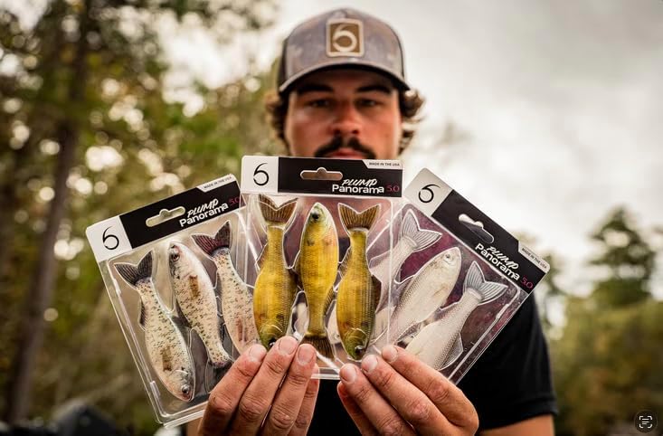6th Sense - Plump Panorama – Bass Fishing Lure – Extra Thick Body, Realistic Baitfish Profile, Multi-Purpose Soft Plastic