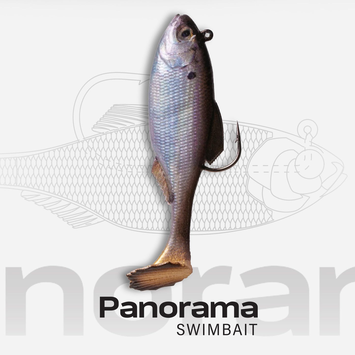 6th Sense – Masterclass Pre-Rigged Panorama Swimbait – Pre-Rigged Soft Plastic Swimbait with Hook & Weight – Multiple Realistic Swimming Action