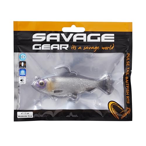 Savage Gear Pulse Tail Baitfish RTF Fishing Soft Bait