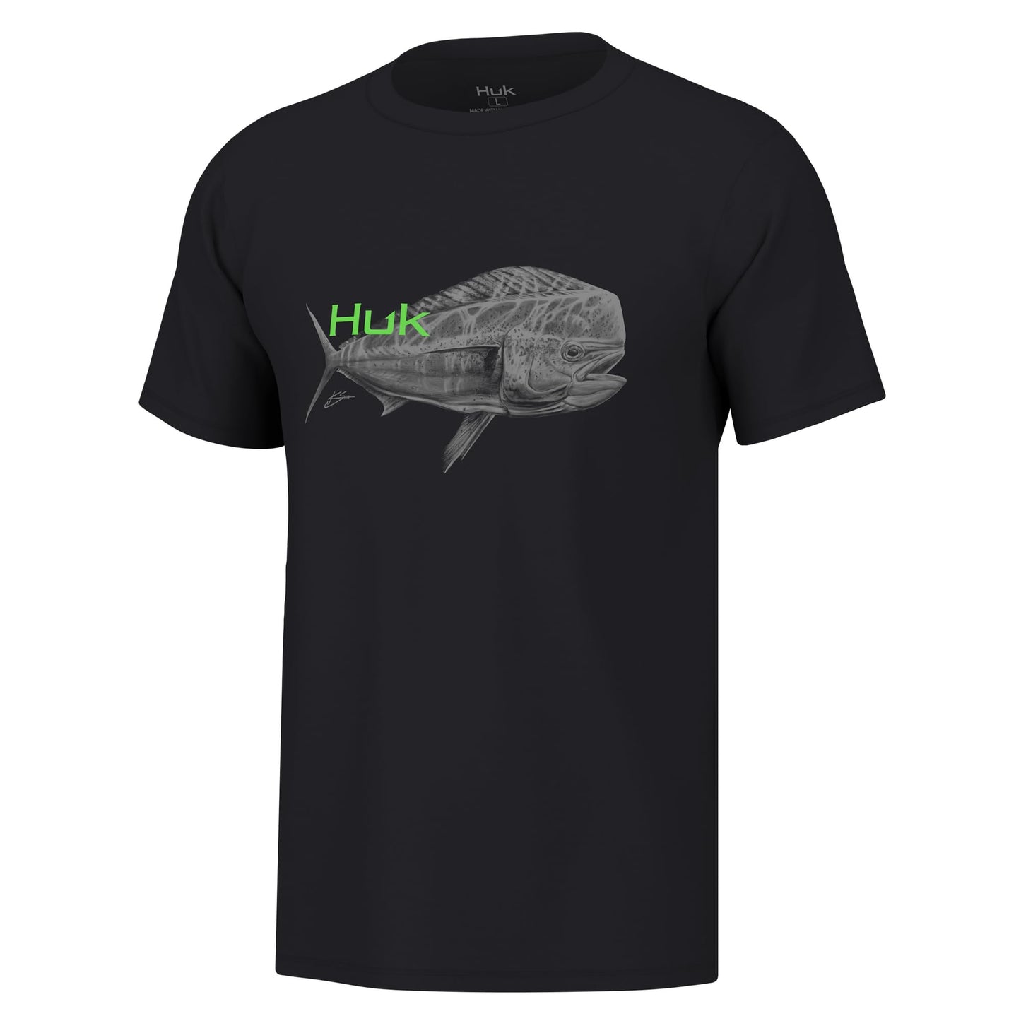 HUK Mens Kc Scott Short Sleeve Tee, Performance Fishing T-Shirt