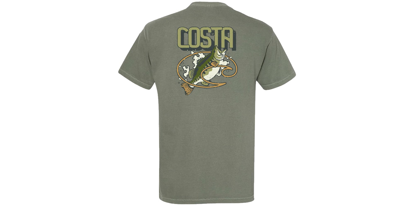 Costa Del Mar Mens Jumping Bass Tee