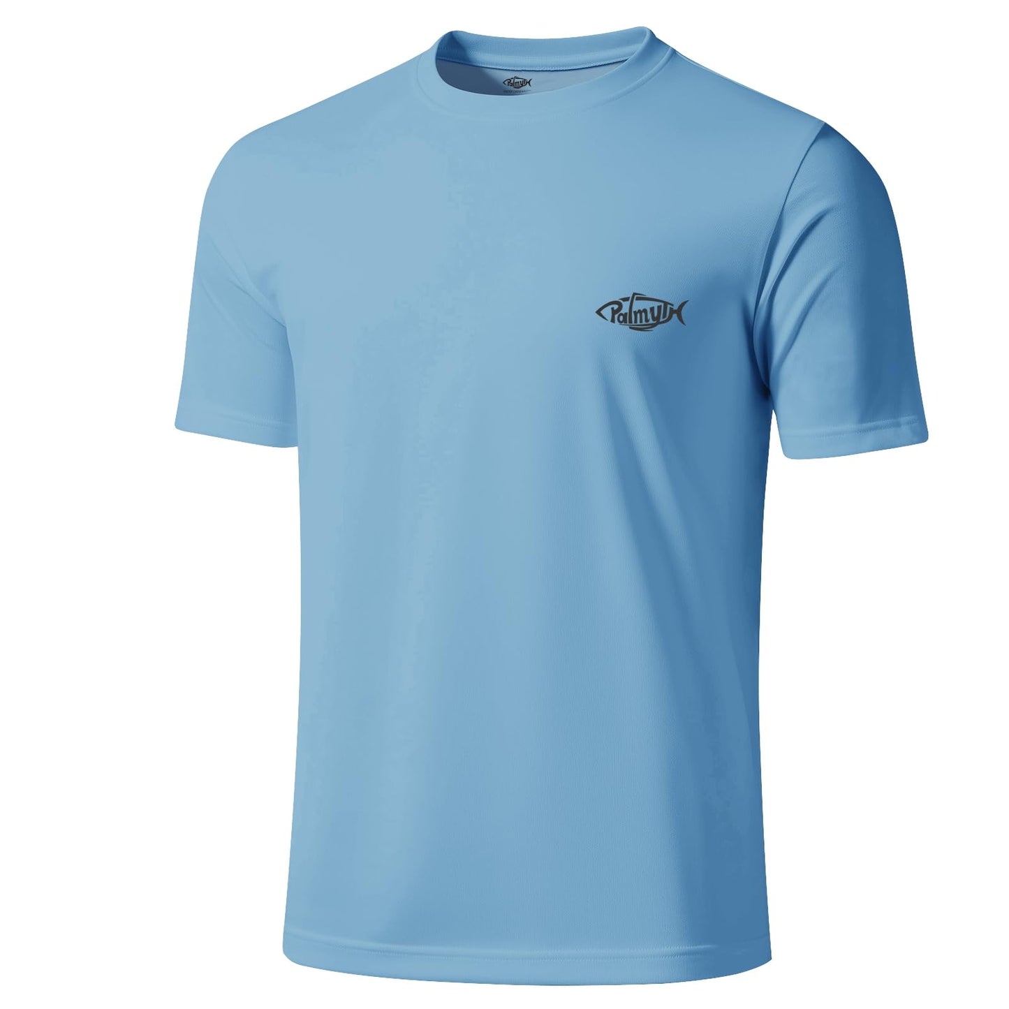 Palmyth Mens Fishing Shirts UPF 50+ Sun Protection Short Sleeve UV T-Shirts Breathable Quick-Dry