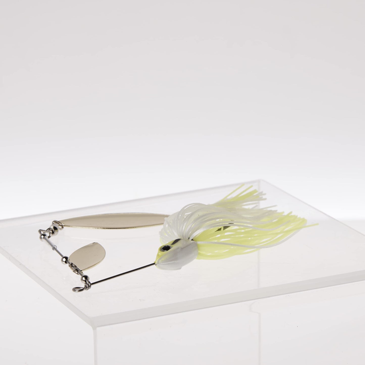 Lunkerhunt Impact Ignite | Spinnerbaits with 2 Willow Leaf Blades | Sink Fast Fishing Lure for Bass and Trout | Silicon Skirt, Swim Jig Saltwater and Deep Water Fishing Bait