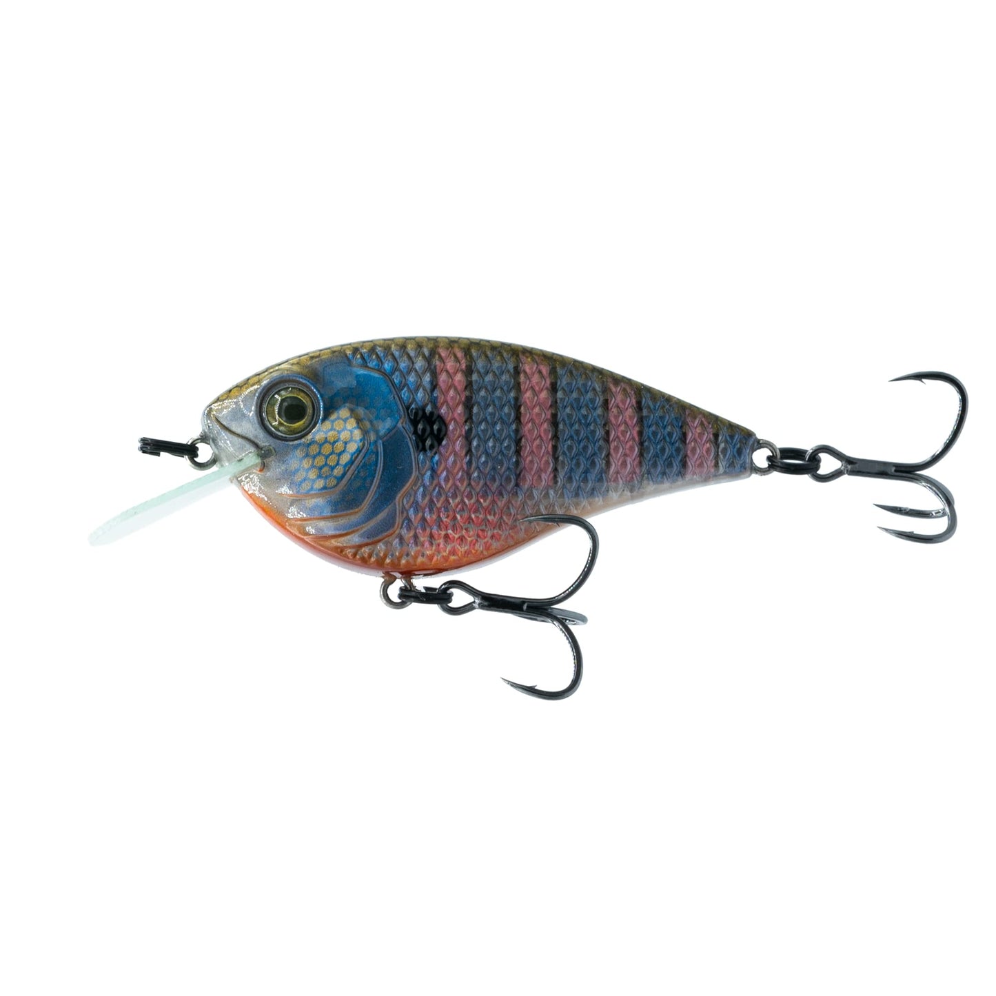 6th Sense Flat Finesse F4 Crankbait – Great Castability with Tight Wobble Action, Internal Weight Transfer for Long Distance Casting, and Circuit Board Bill