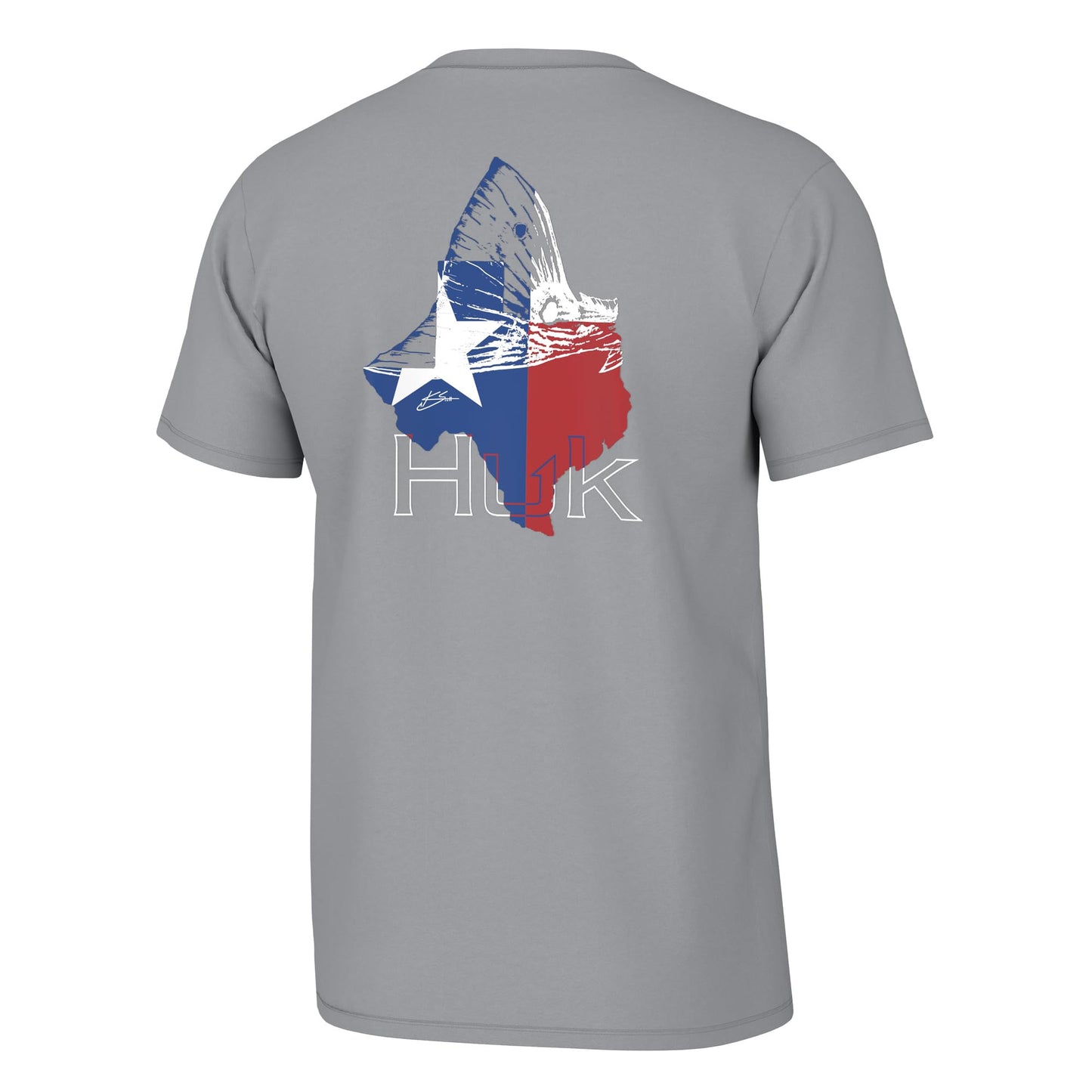 HUK Mens Kc Scott Short Sleeve Tee, Performance Fishing T-Shirt