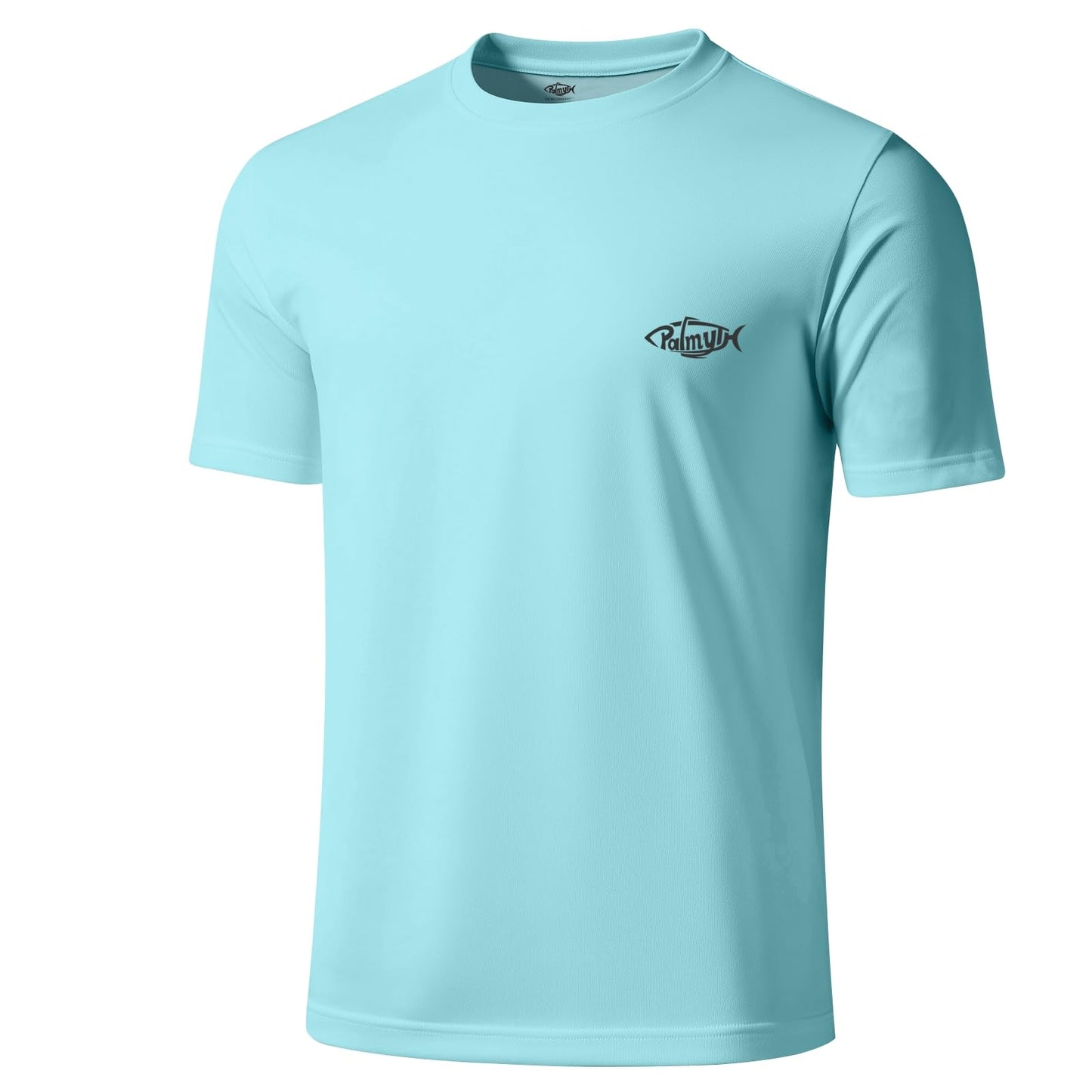 Palmyth Mens Fishing Shirts UPF 50+ Sun Protection Short Sleeve UV T-Shirts Breathable Quick-Dry
