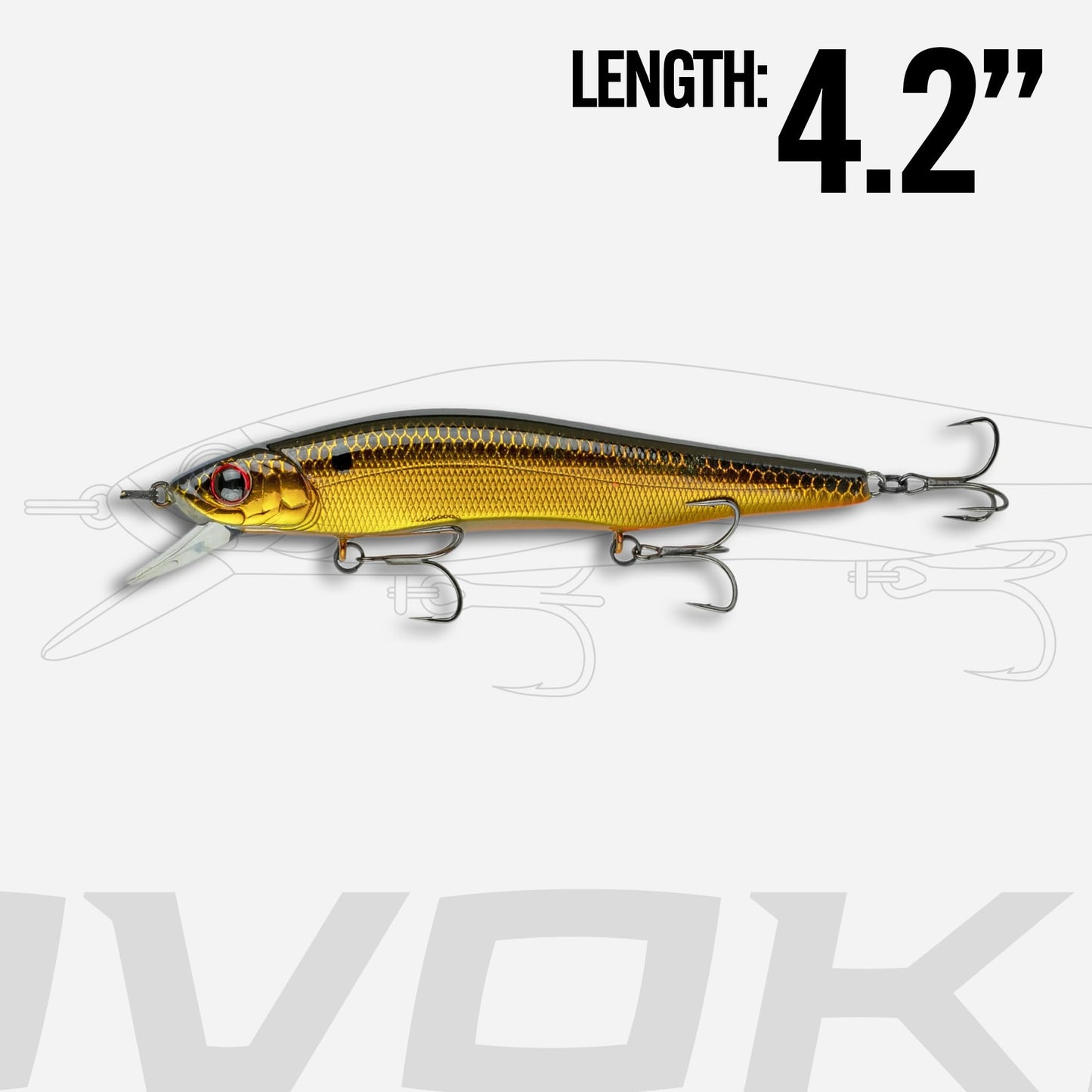 6th Sense – Provoke 106 Jerkbait – Bass Fishing Lure Built for Long Casts with Aggressive Jerk Action, Balanced Body Design, and Ultra-Sharp Hooks