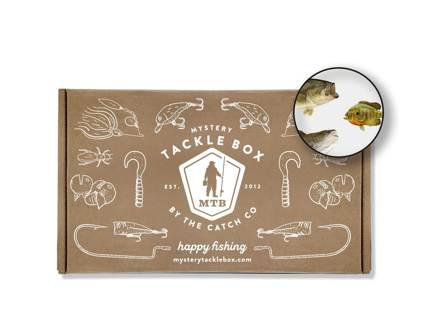Catch Co Mystery Tackle Box Freshwater Catch All Fishing Kit | Bass | Trout | Crappie | Bluegill | Perch | Sunfish | Catfish |