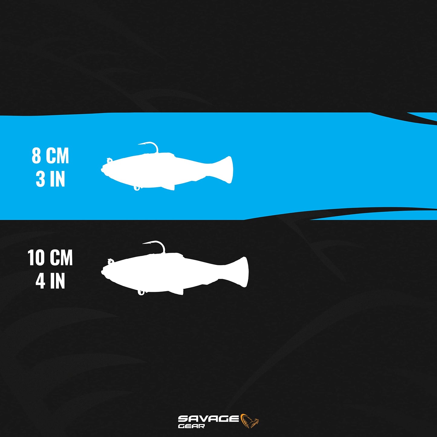 Savage Gear Pulse Tail Baitfish RTF Fishing Soft Bait
