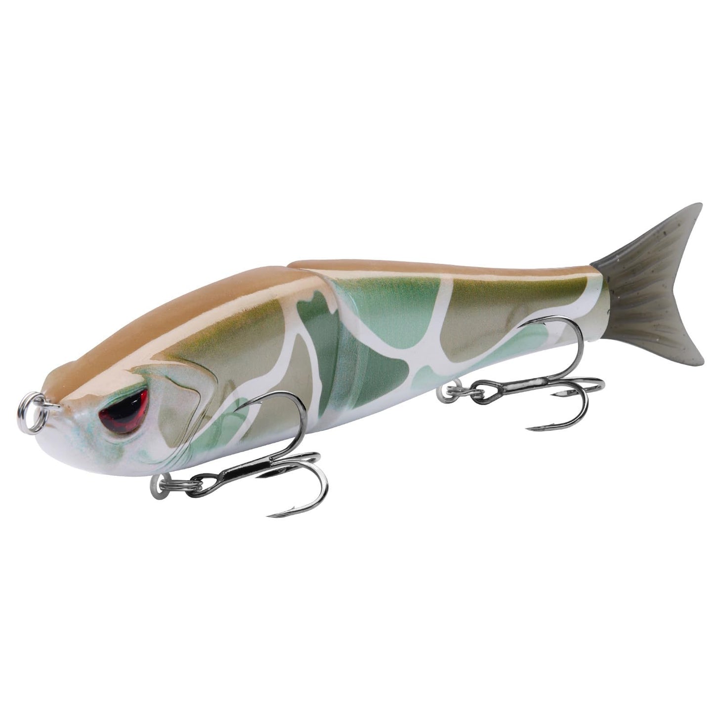 Bassdash SwimShad Glide Baits Jointed Swimbait Bass Pike Salmon Trout Muskie Fishing Lure