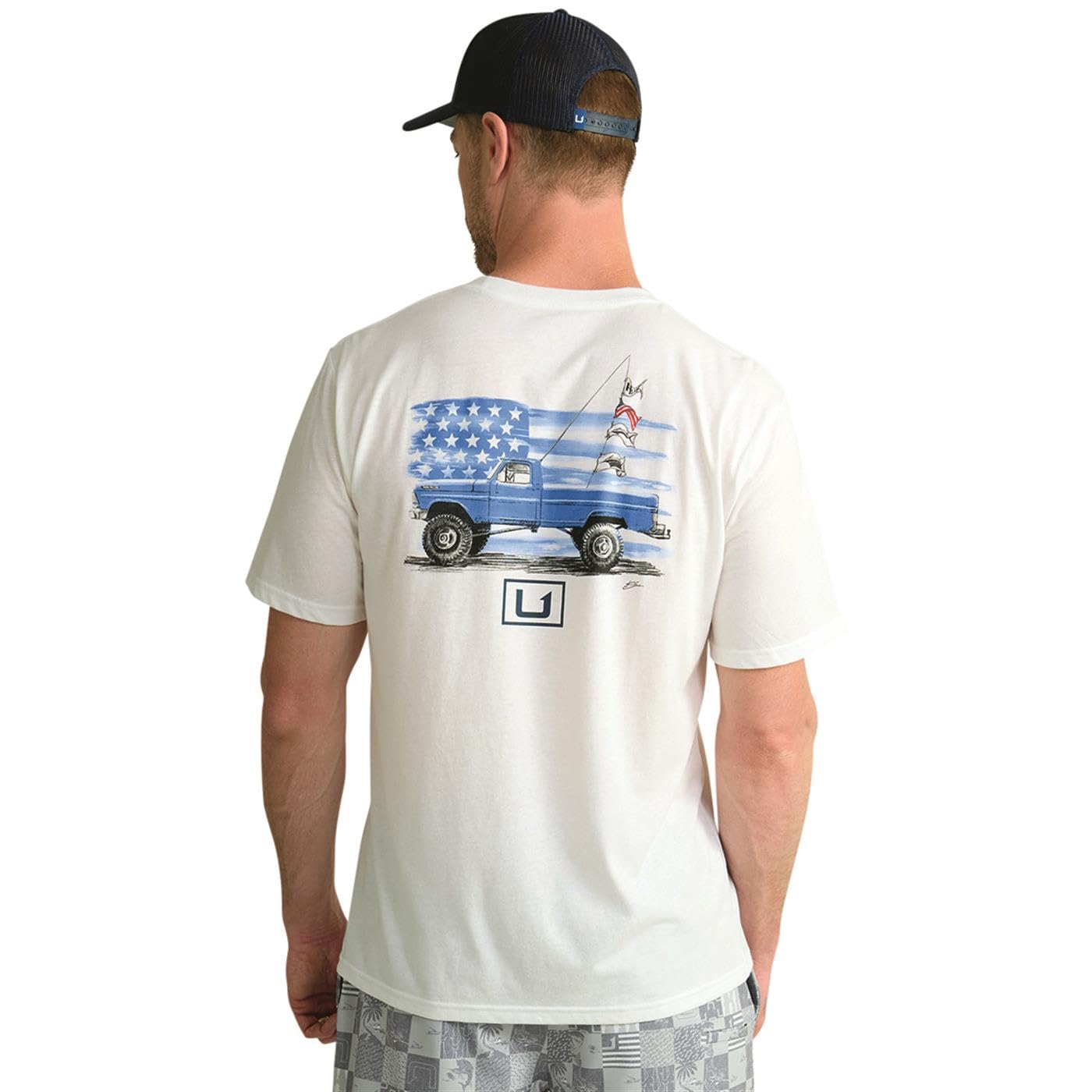 HUK - Men's Short Sleeve Performance Tee, Fishing T-Shirt for Men