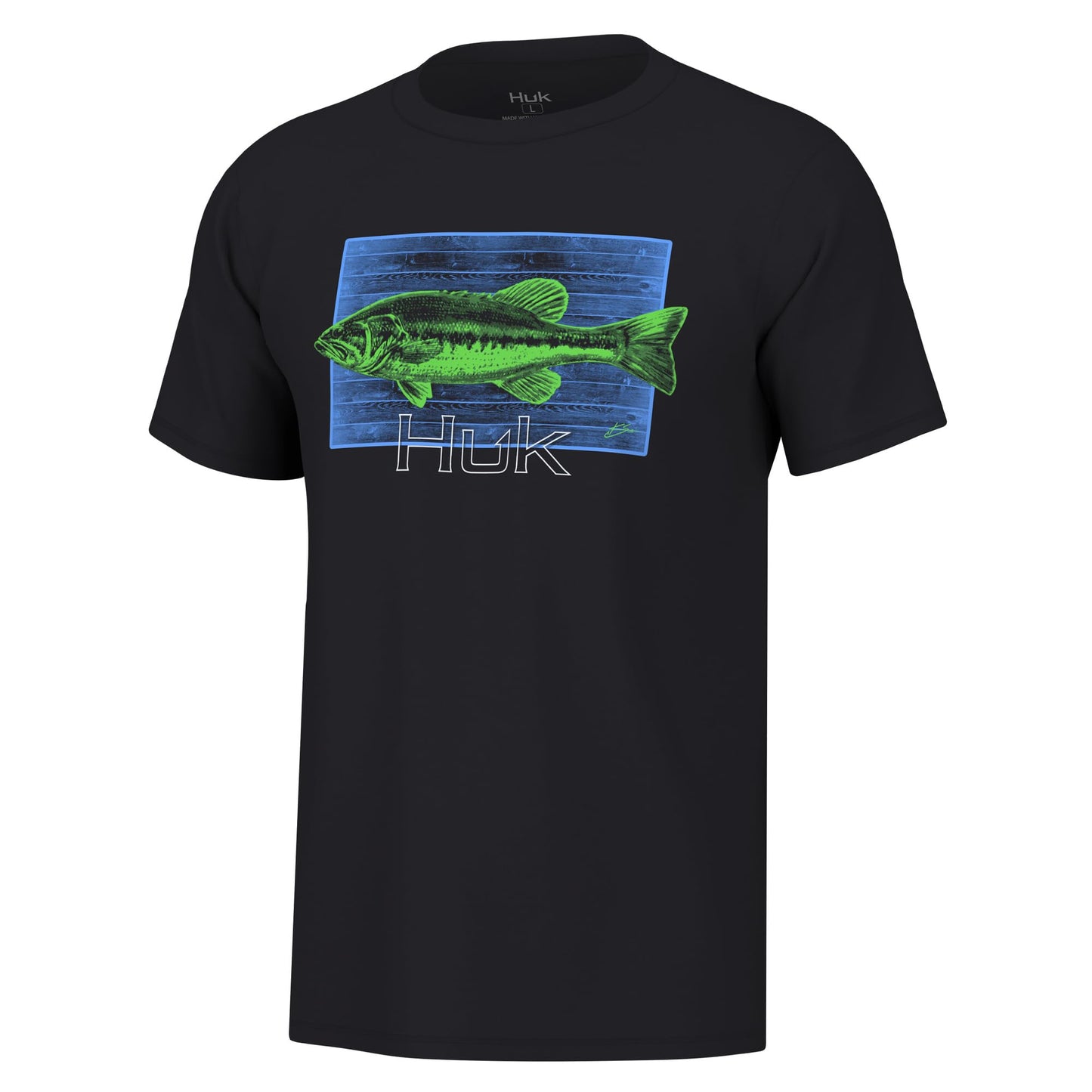 HUK Mens Kc Scott Short Sleeve Tee, Performance Fishing T-Shirt
