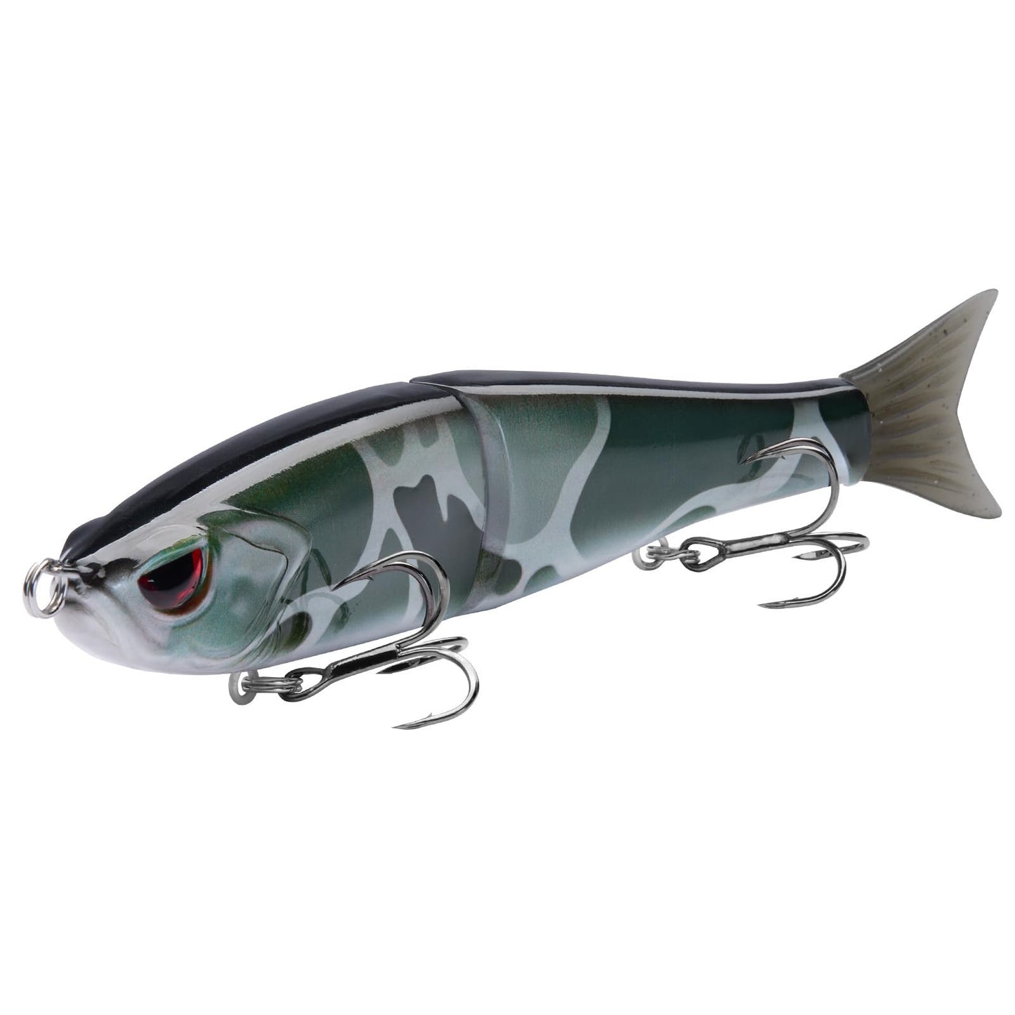 Bassdash SwimShad Glide Baits Jointed Swimbait Bass Pike Salmon Trout Muskie Fishing Lure