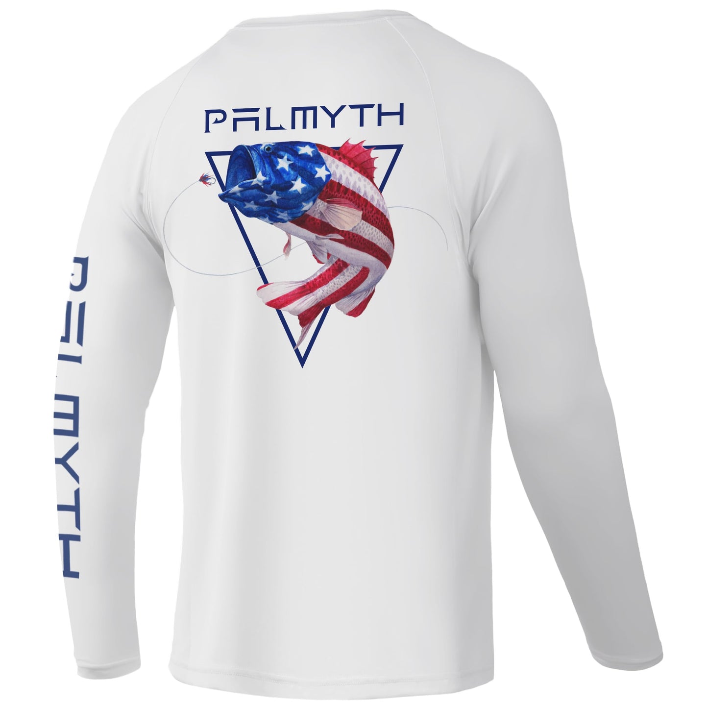 Palmyth Fishing Shirts for Men Long Sleeve UPF 50+ T Shirt Sun Protection Tee