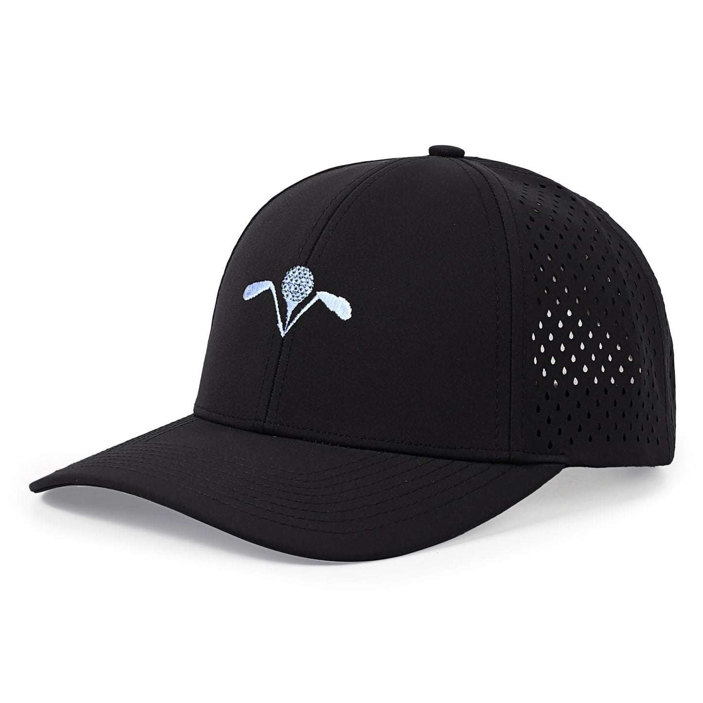 Quick Dry Baseball Cap Laser Cut Mesh Snapback Hats for Men & Women