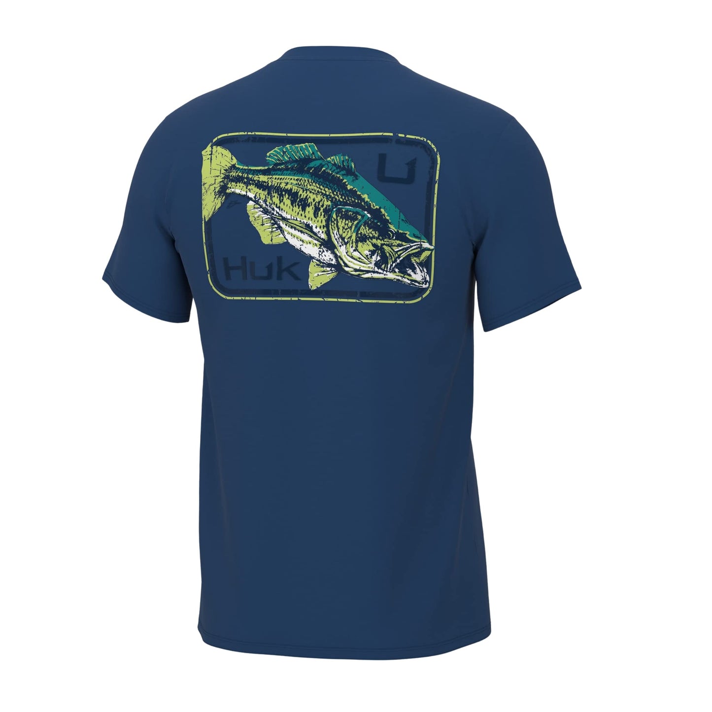 HUK Mens Kc Scott Short Sleeve Tee, Performance Fishing T-Shirt