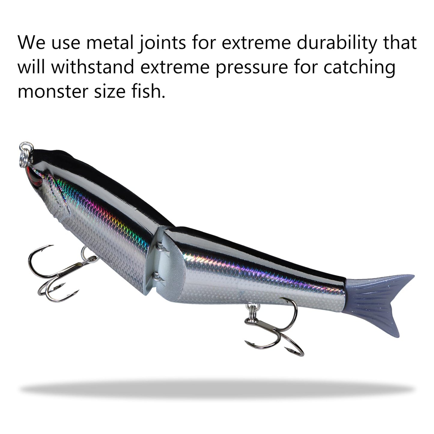 Bassdash SwimShad Glide Baits Jointed Swimbait Bass Pike Salmon Trout Muskie Fishing Lure