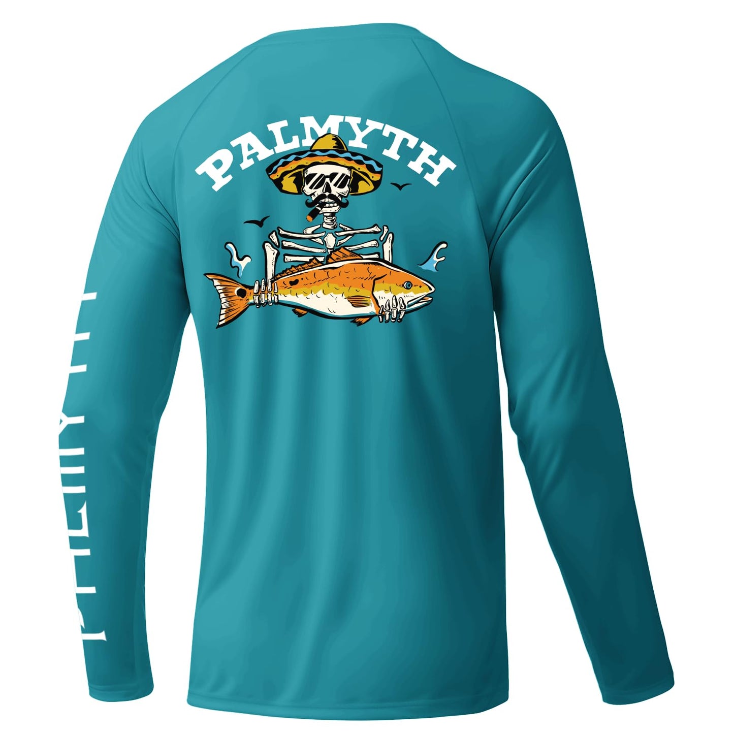 Palmyth Fishing Shirts for Men Long Sleeve UPF 50+ T Shirt Sun Protection Tee