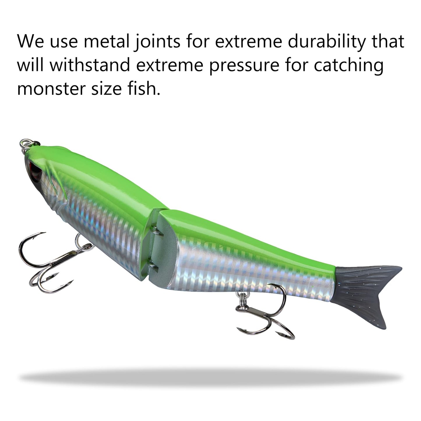 Bassdash SwimShad Glide Baits Jointed Swimbait Bass Pike Salmon Trout Muskie Fishing Lure