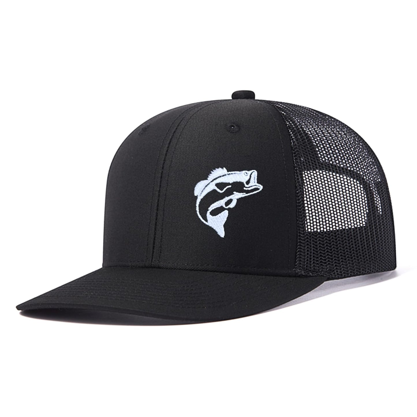 Bass Fish Hats for Men Women - Fly Fishing Gifts Dad Hat Baseball Caps