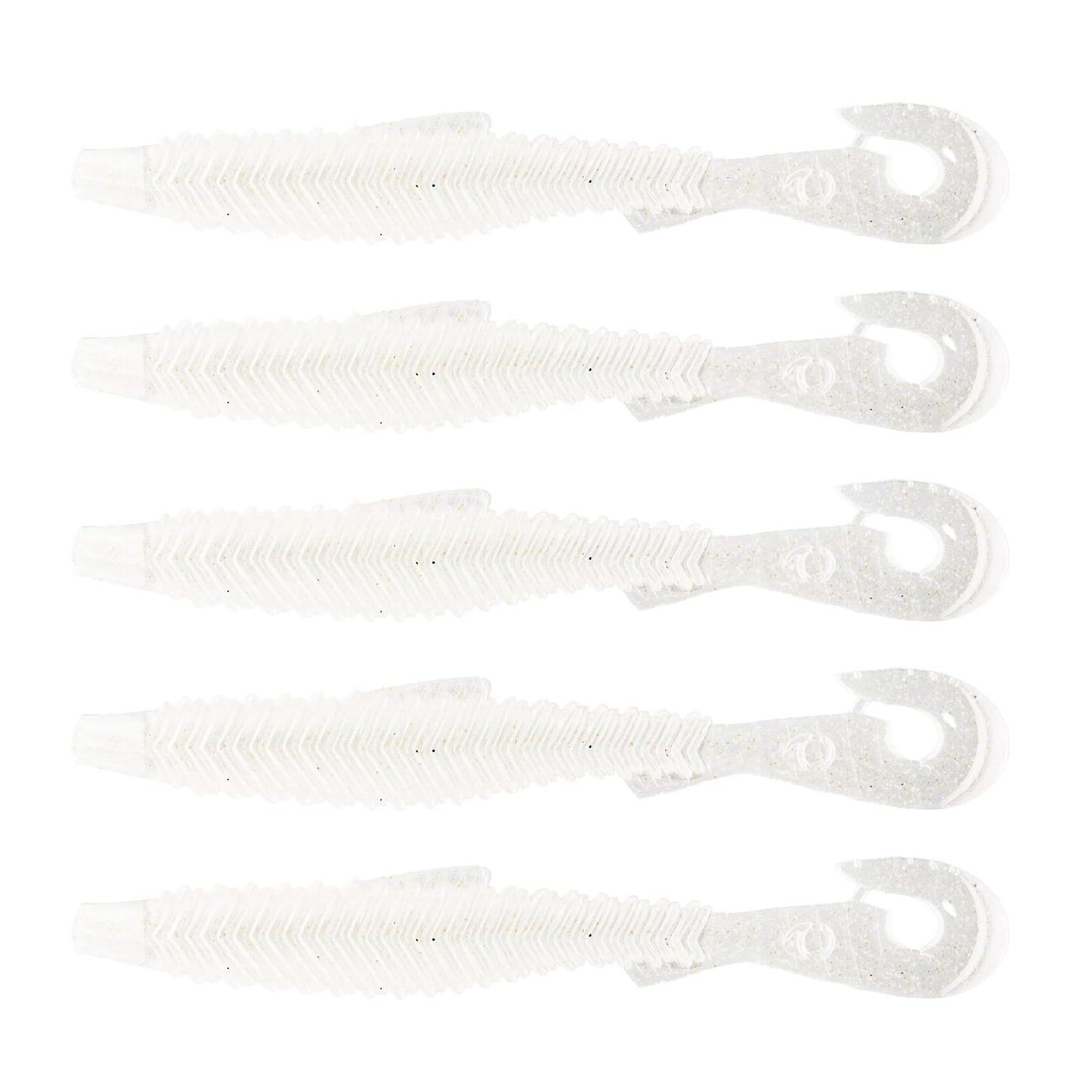 6th Sense – Judge 5.9 – Soft Plastic Swimbait Worm – Bass Fishing – Ribbed Body Thump Tail (5 per Pack)