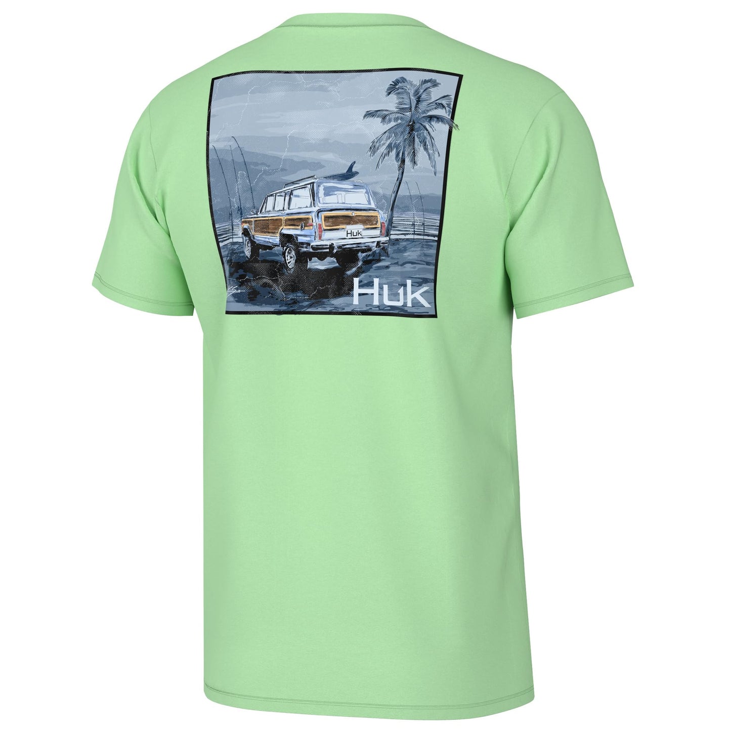 HUK Mens Kc Scott Short Sleeve Tee, Performance Fishing T-Shirt