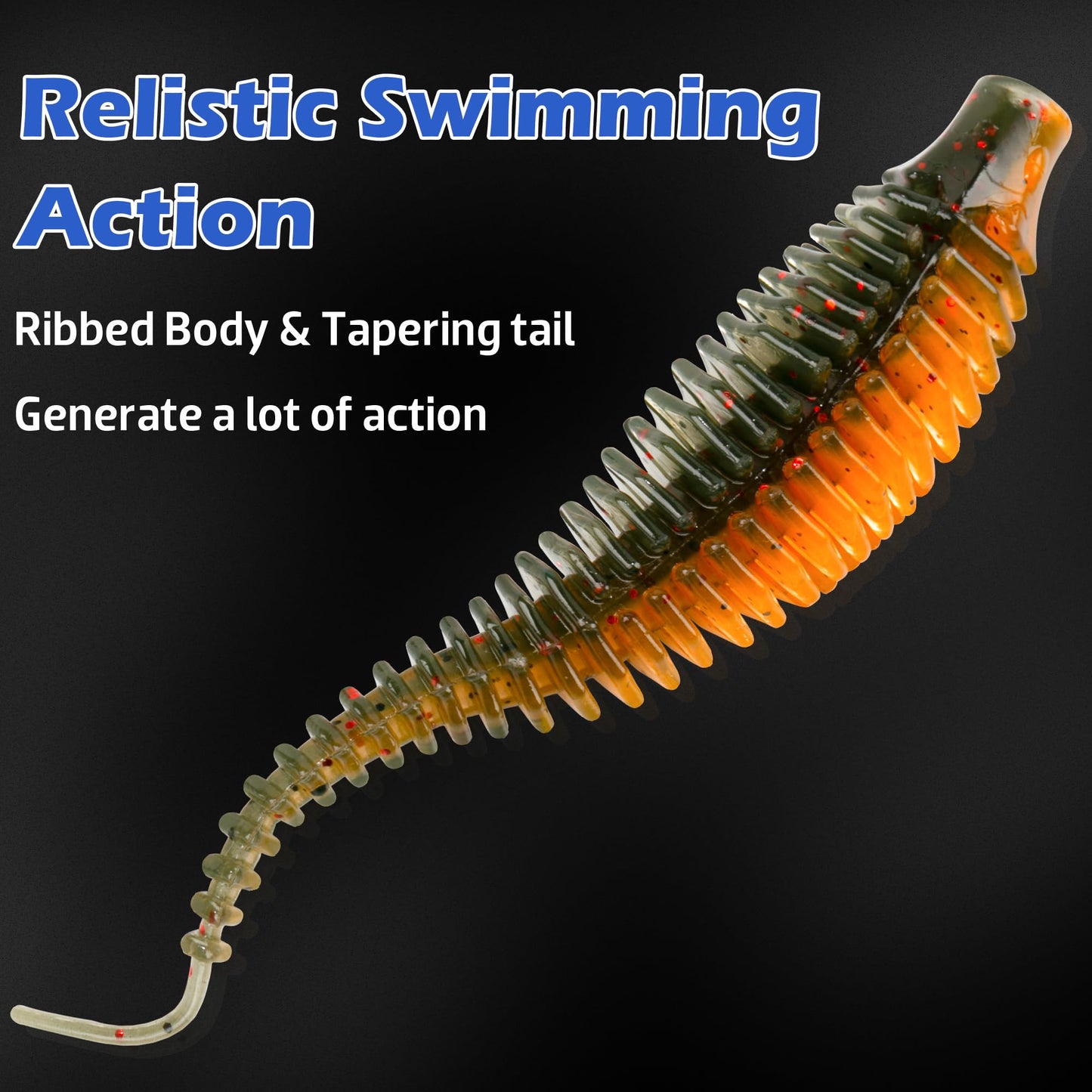 Finesse Ned Worms, TRD Baits Soft Plastic Fishing Lures