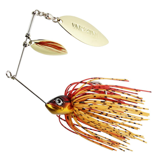 Lunkerhunt Impact Ignite | Spinnerbaits with 2 Willow Leaf Blades | Sink Fast Fishing Lure for Bass and Trout | Silicon Skirt, Swim Jig Saltwater and Deep Water Fishing Bait