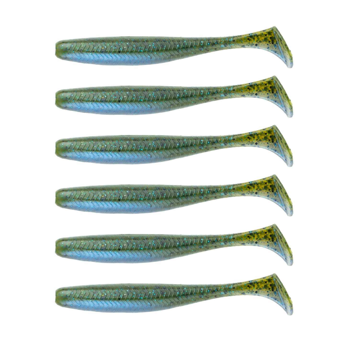 6th Sense – Divine Swimbait Series – Soft Paddle Tail Swimbait – Bass Fishing – 2.7"/3.2"/3.8"/4.4"/5.3" Sizes