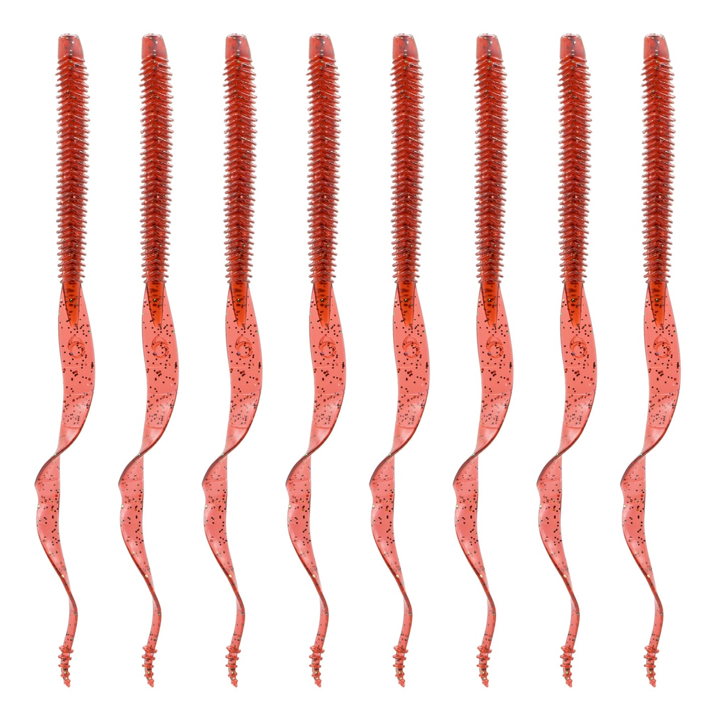 6th Sense – Boosa 9.6" Ribbon Tail Worm – Bass Fishing Lure with Alternating Ribs, Flexible Body Action, and Vibrating Ringed Tail for Added Motion – Made in The USA