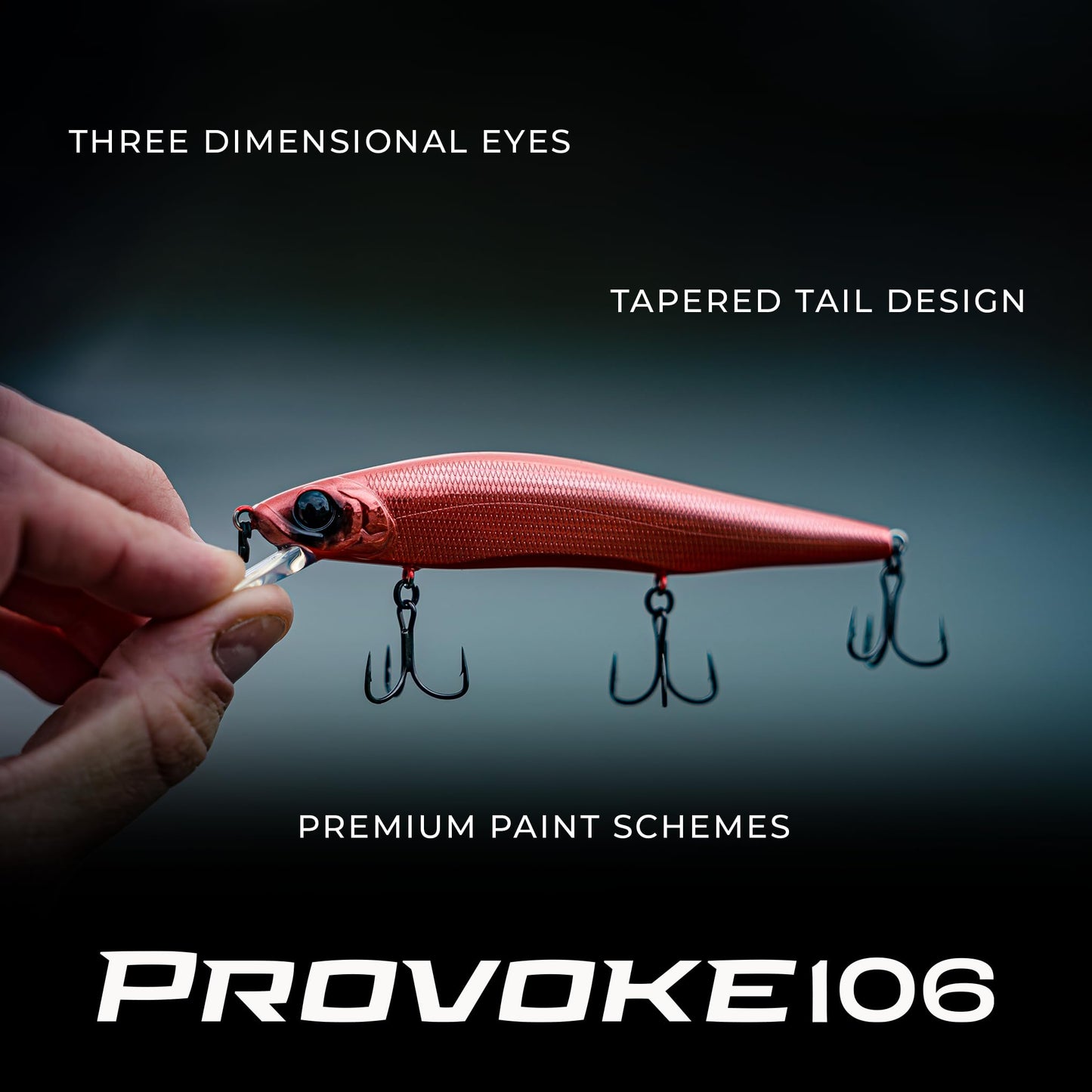 6th Sense – Provoke 106 Jerkbait – Bass Fishing Lure Built for Long Casts with Aggressive Jerk Action, Balanced Body Design, and Ultra-Sharp Hooks