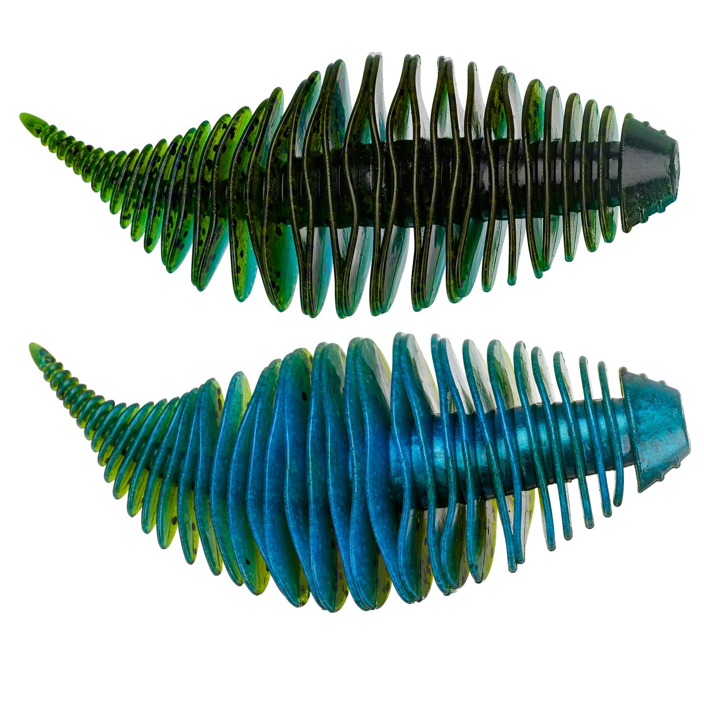 THKFISH Soft Swimbait 5/6 PCS or 15/18 PCS Soft Plastic Fishing Lures Bass Lures Swim Baits Lures for Bass Fishing Worms for Bass
