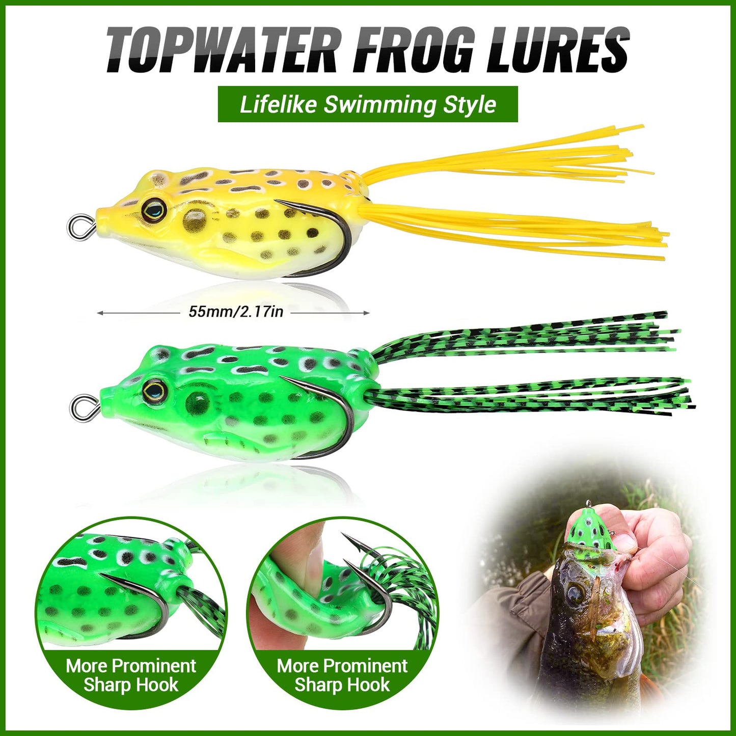 PLUSINNO Fishing Lures Baits Tackle Including Crankbaits, Spinnerbaits, Plastic Worms, Jigs, Topwater Lures, Tackle Box and More Fishing Gear Lures Kit Set, 102/302Pcs Fishing Lure Tackle