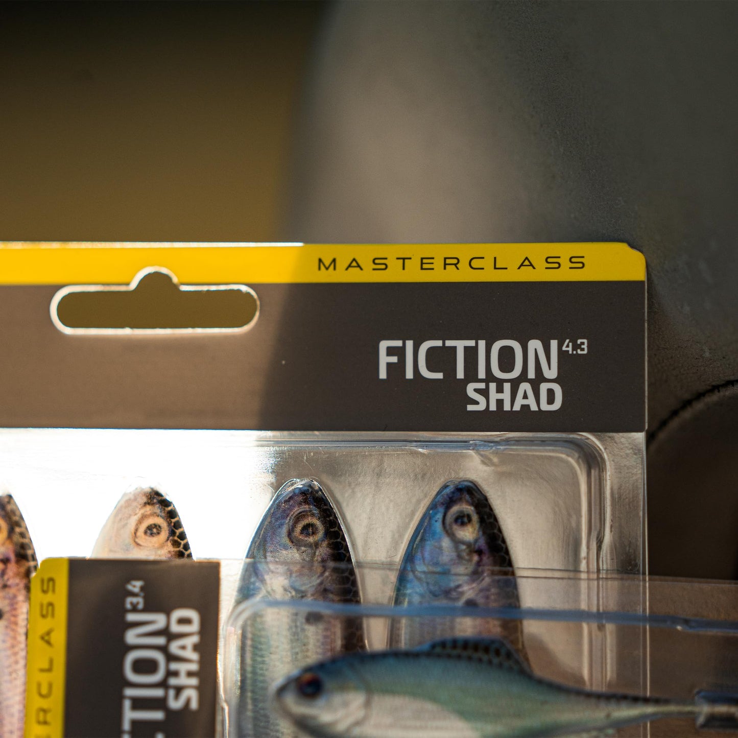 6th Sense – Masterclass Fiction – Shad Soft Plastic Swimbait – Realistic Baitfish Profile – Multiple Bass Fishing Lure
