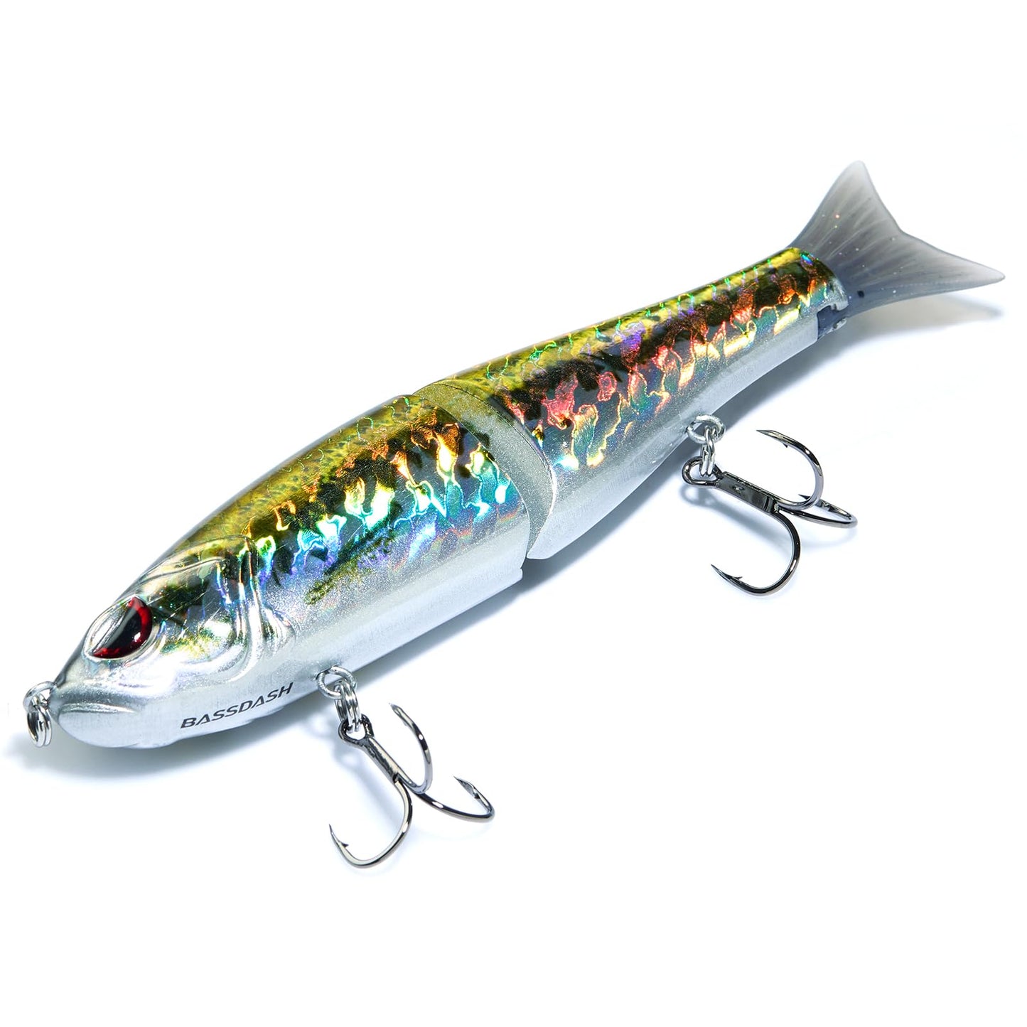 Bassdash SwimShad Glide Baits Jointed Swimbait Bass Pike Salmon Trout Muskie Fishing Lure