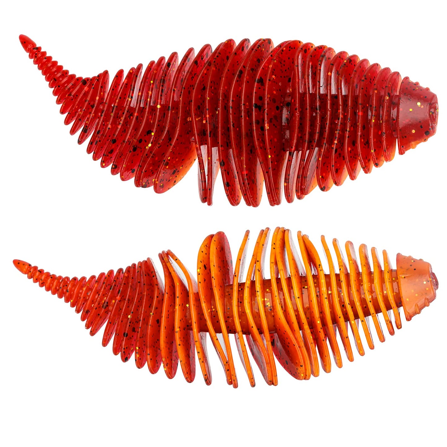 THKFISH Soft Swimbait 5/6 PCS or 15/18 PCS Soft Plastic Fishing Lures Bass Lures Swim Baits Lures for Bass Fishing Worms for Bass