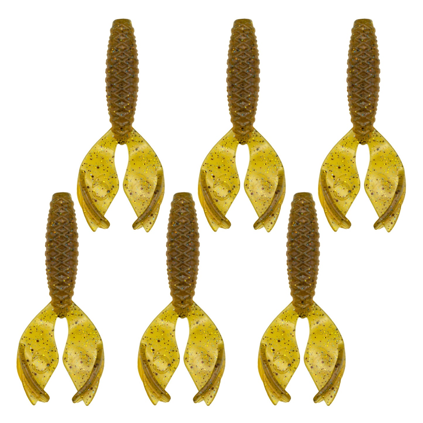 6th Sense - Bongo 3.7 - Soft Plastics Jig Trailer/Creature Bait - Bass Fishing (6 per Pack)