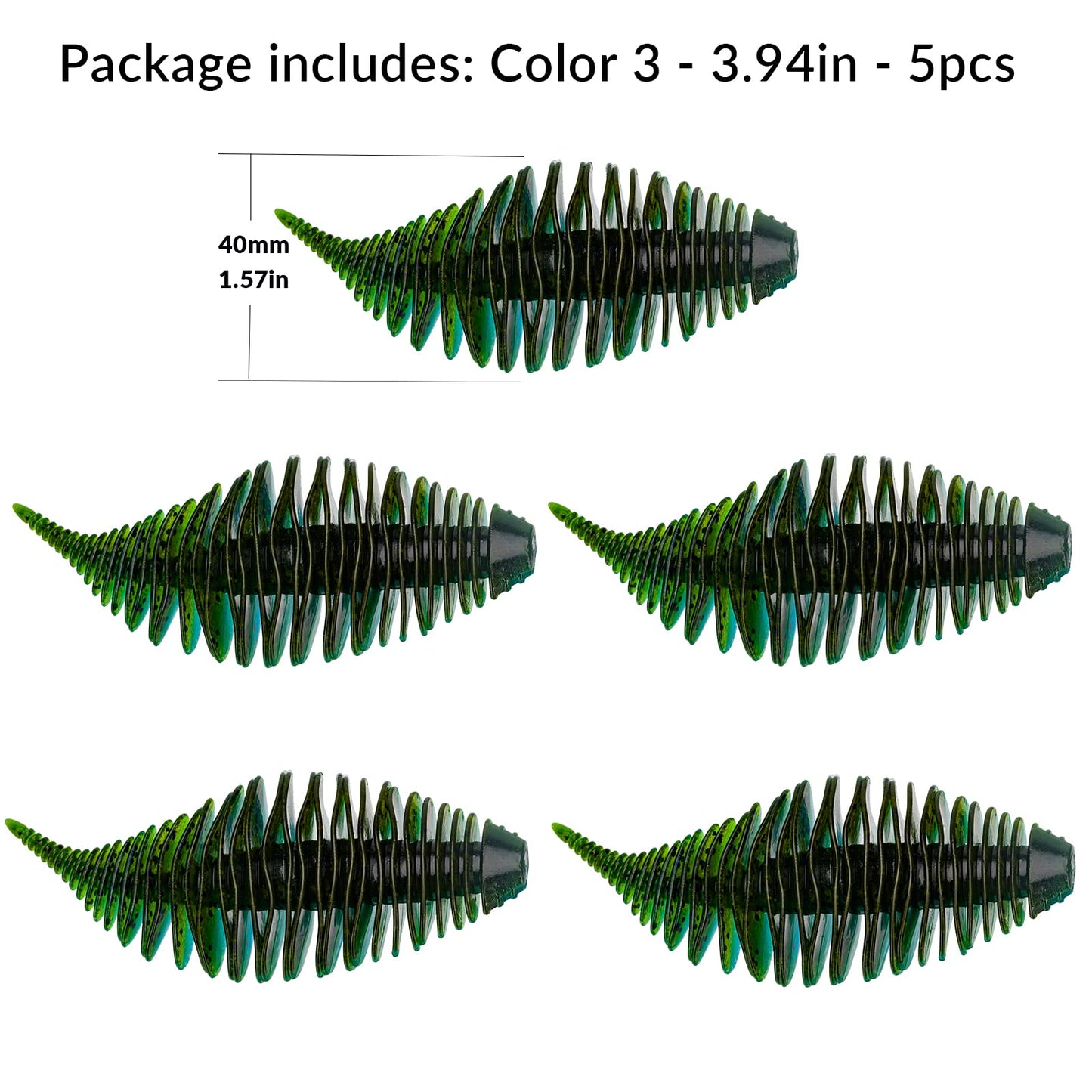 THKFISH Soft Swimbait 5/6 PCS or 15/18 PCS Soft Plastic Fishing Lures Bass Lures Swim Baits Lures for Bass Fishing Worms for Bass