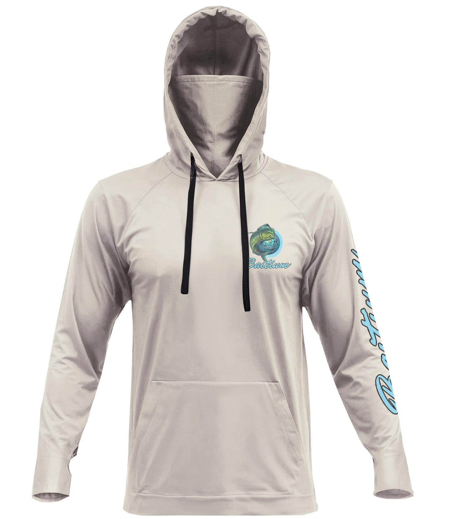 Fishing Shirts for Men,UPF50 Hooded Long Sleeve with Gaiter, Sun Protection Dry Fit Apparel, Face Mask, Fishing Clothes