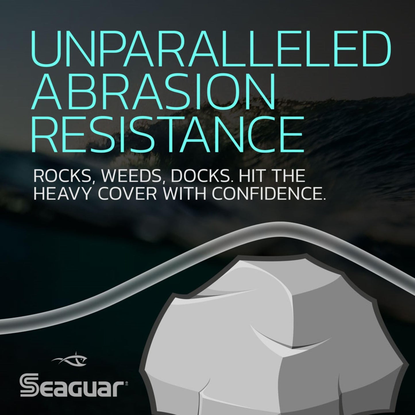 Seaguar Red Label Fishing Line for Power Baits & Heavy-Duty Applications, Freshwater, 100% Fluorocarbon, Clear, Multiple Sizes