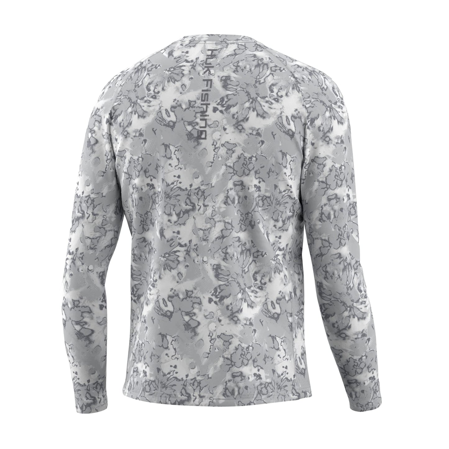 HUK Mens Pursuit Crew Long Sleeve Shirt, Sun Protecting Fishing Shirt