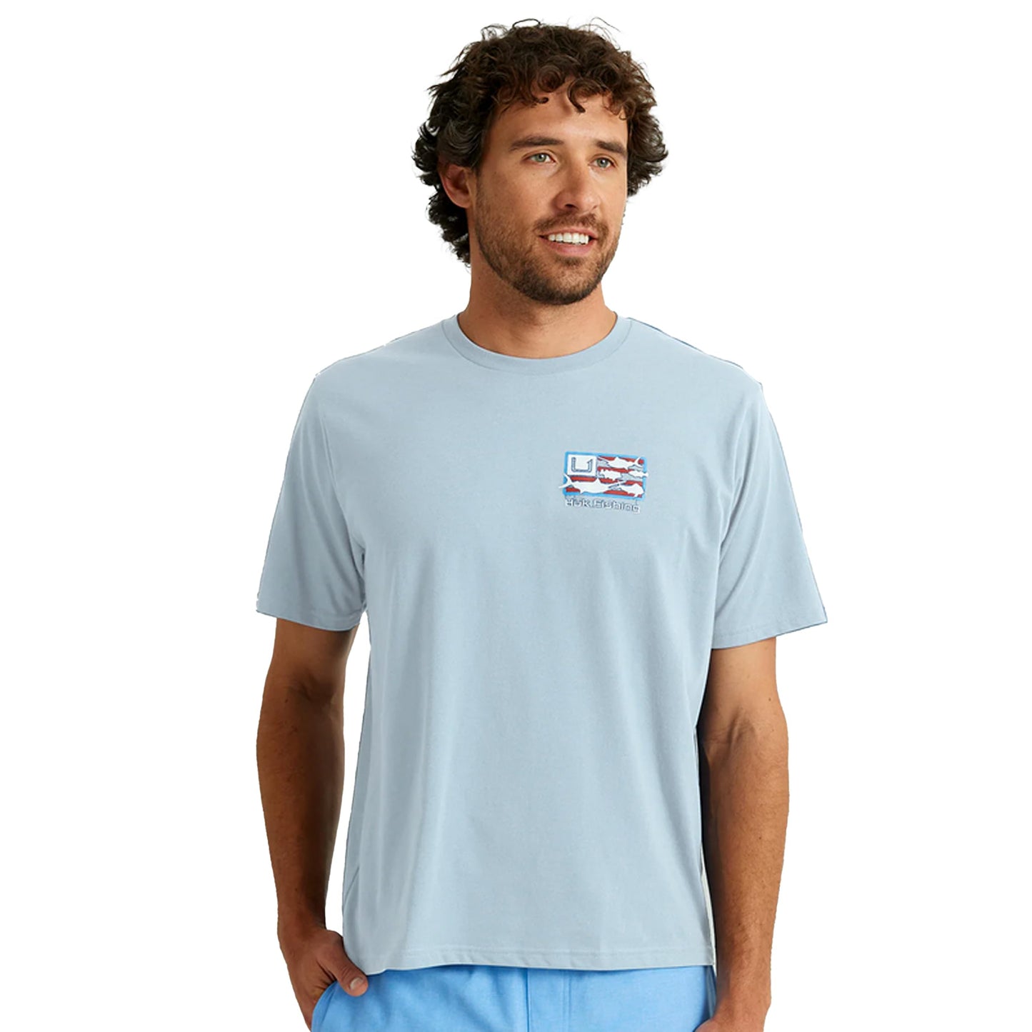 HUK - Men's Short Sleeve Performance Tee, Fishing T-Shirt for Men