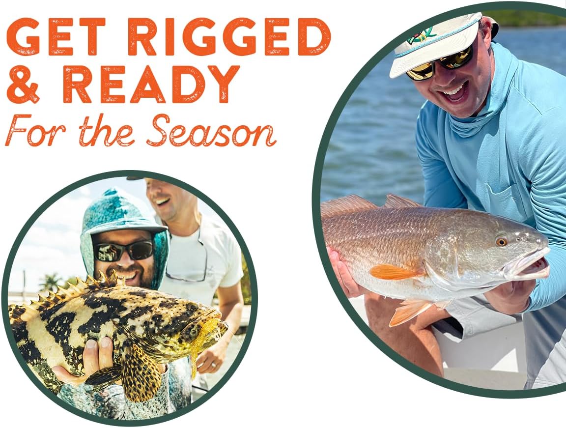 Mystery Tackle Box Florida Elite Fishing Kit – 7-9 Freshwater & Inshore Saltwater Baits for Bass, Snook, Redfish & More – Includes Exclusive Florida Decal