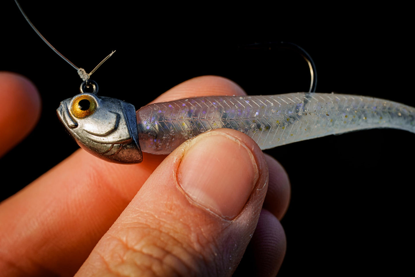 6th Sense – Finesse Jig Heads – 1/0 & 2/0 Hooks – 3D Head Design, 90-Degree Line Tie for Optimal Action (3/pk)