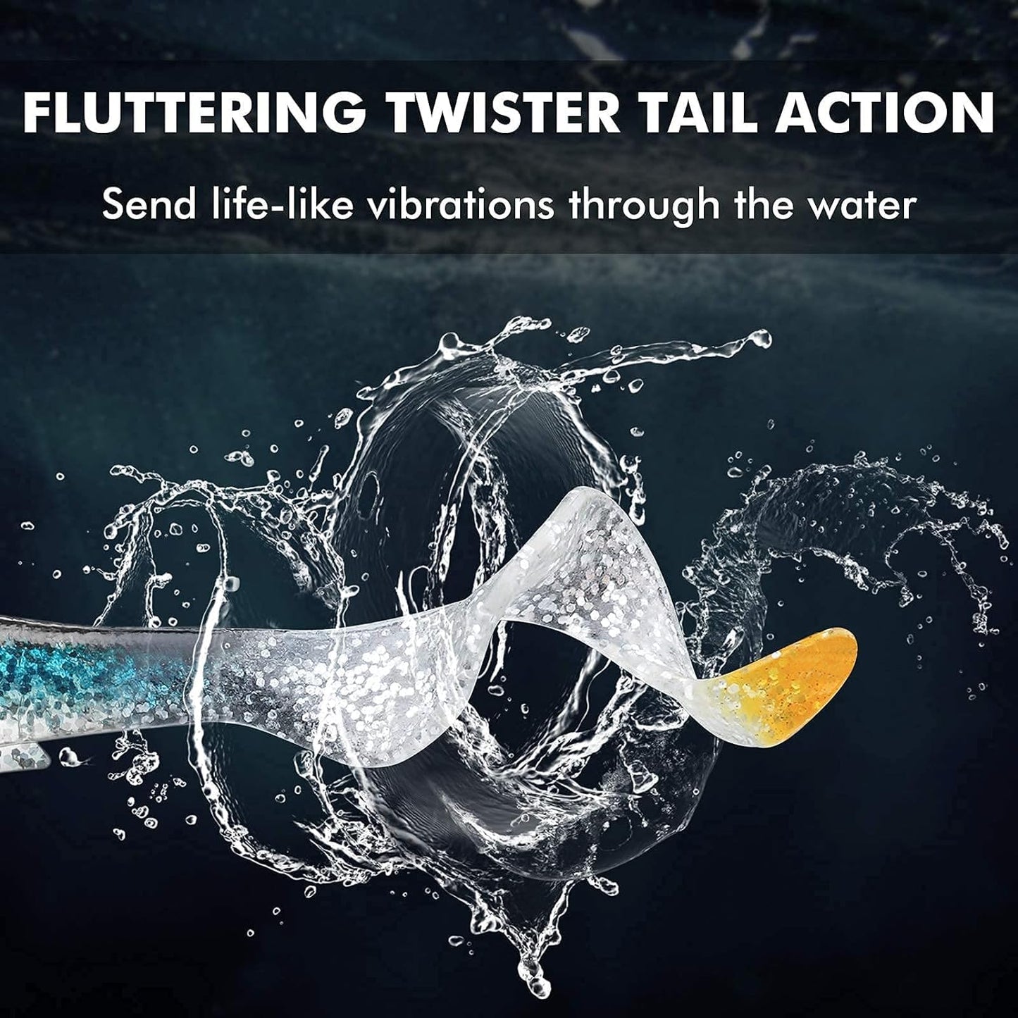 Gotour Weedless Soft Fishing Lures for Freshwater and Saltwater, Premium Pre-Rigged Jig Head Paddle Tail Swimbaits for Bass Fishing，Jigs Fishing Bait for Crappie Trout Walleye, Amazing Fishing Gifts