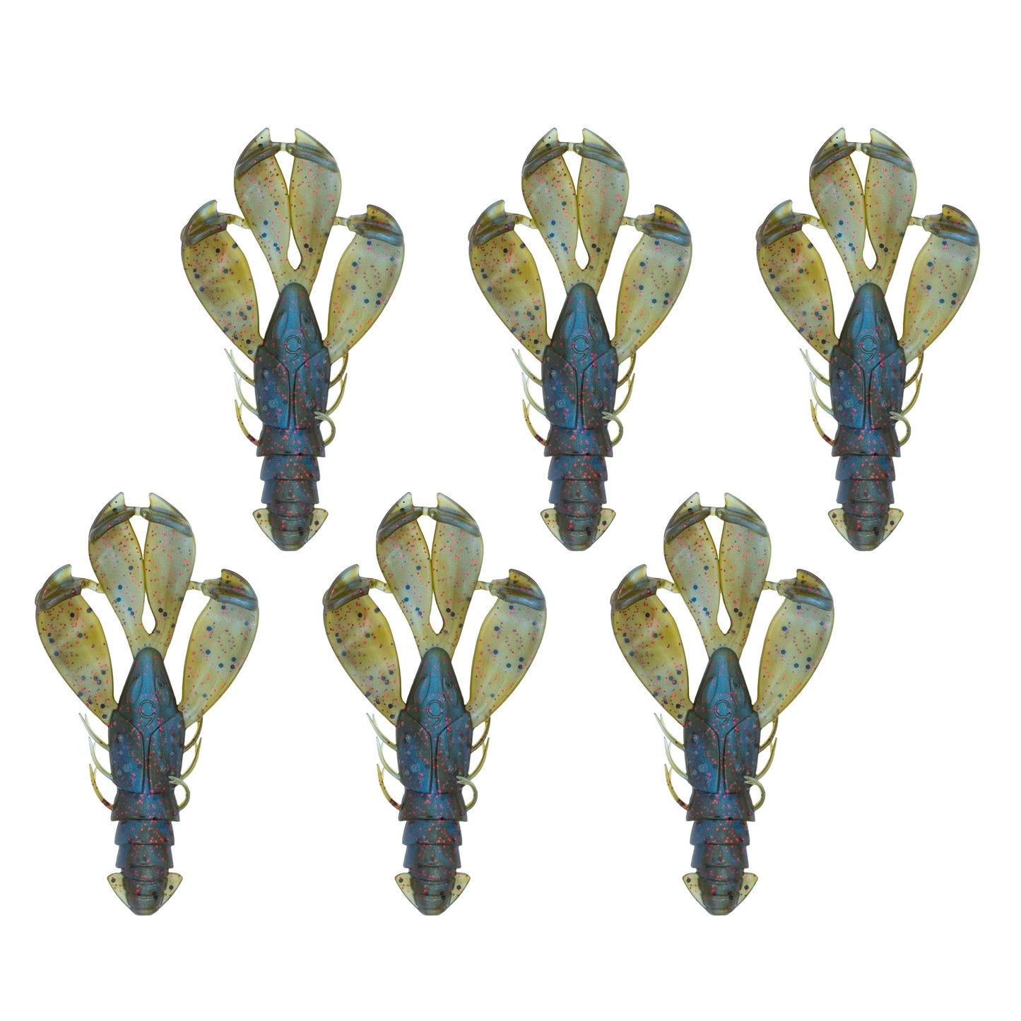 6th Sense – Congo Craw 3.8" – Creature Bait – Bass Fishing – Customizable Appendages (5 per Pack) Made in The USA