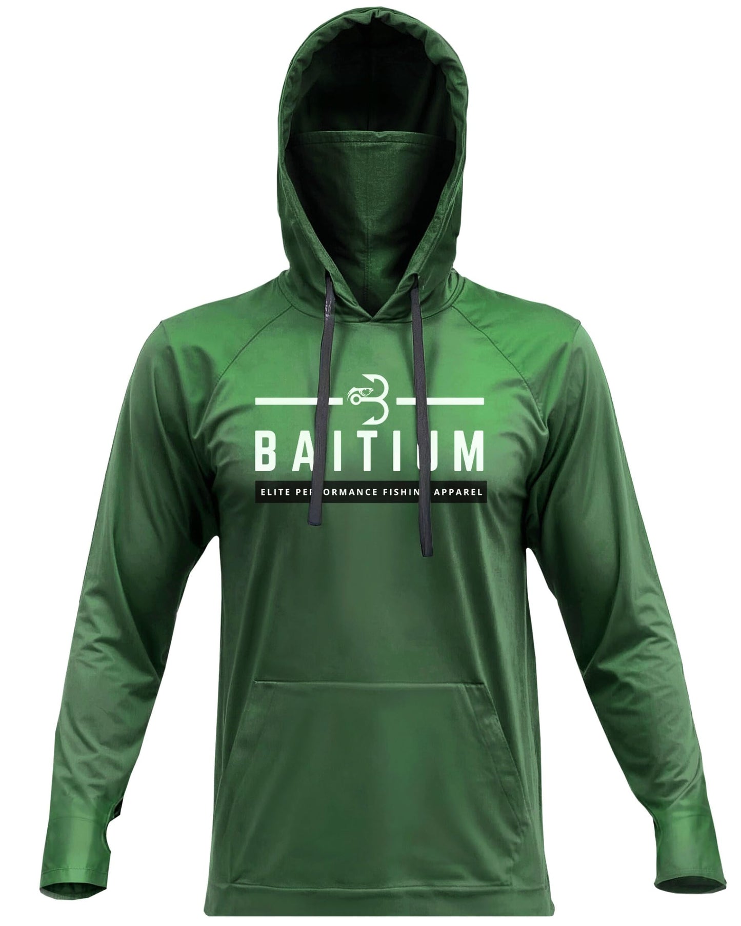 Fishing Shirts for Men,UPF50 Hooded Long Sleeve with Gaiter, Sun Protection Dry Fit Apparel, Face Mask, Fishing Clothes