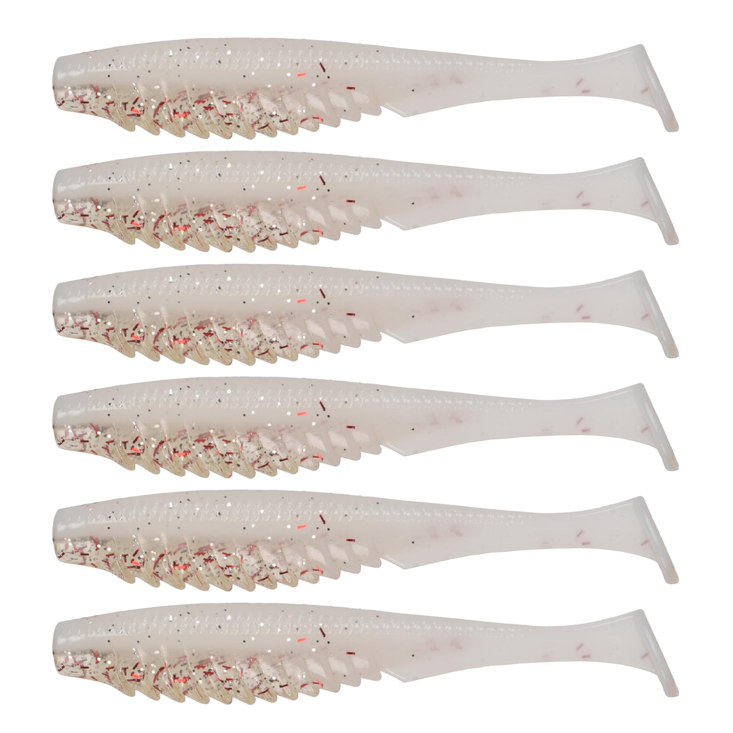 6th Sense – Party Paddle 4.3" – Saltwater Swimbait – Inshore Fishing – Redfish/Trout/Snook – Paddle Tail Soft Plastic
