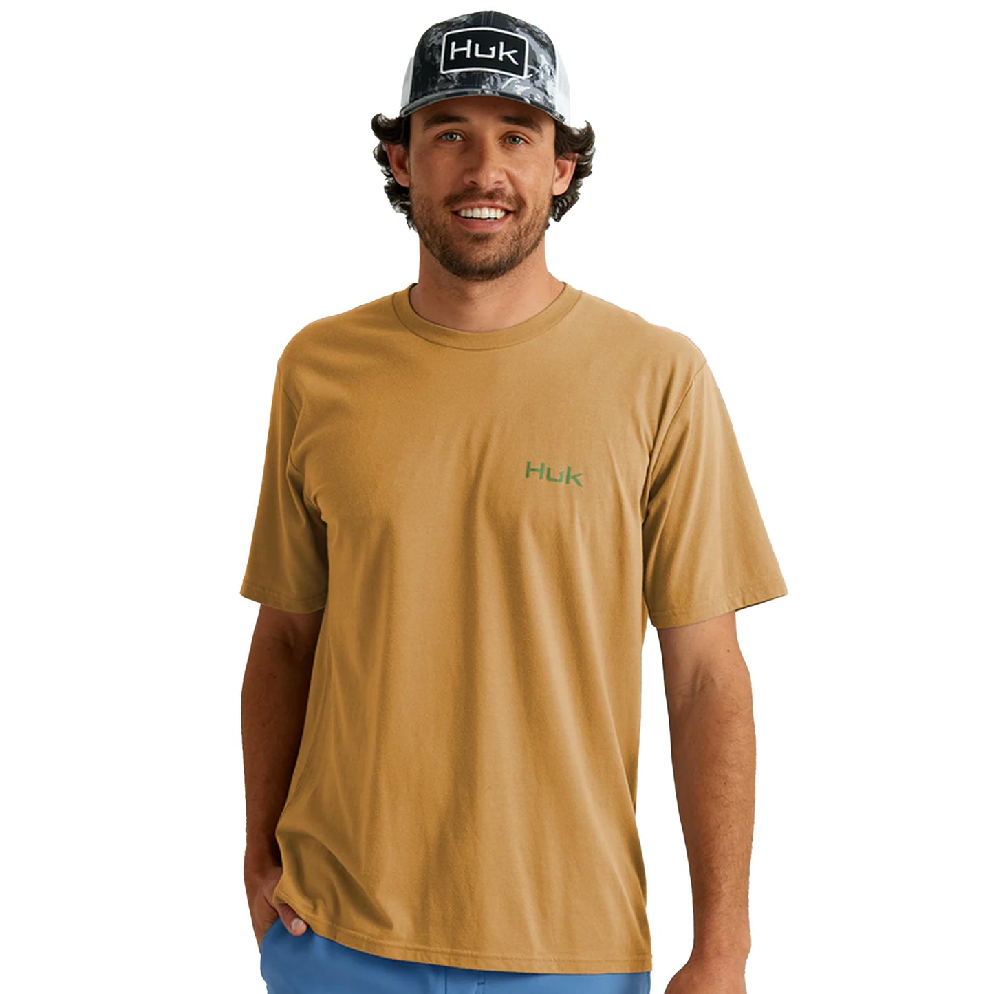 HUK - Men's Short Sleeve Performance Tee, Fishing T-Shirt for Men