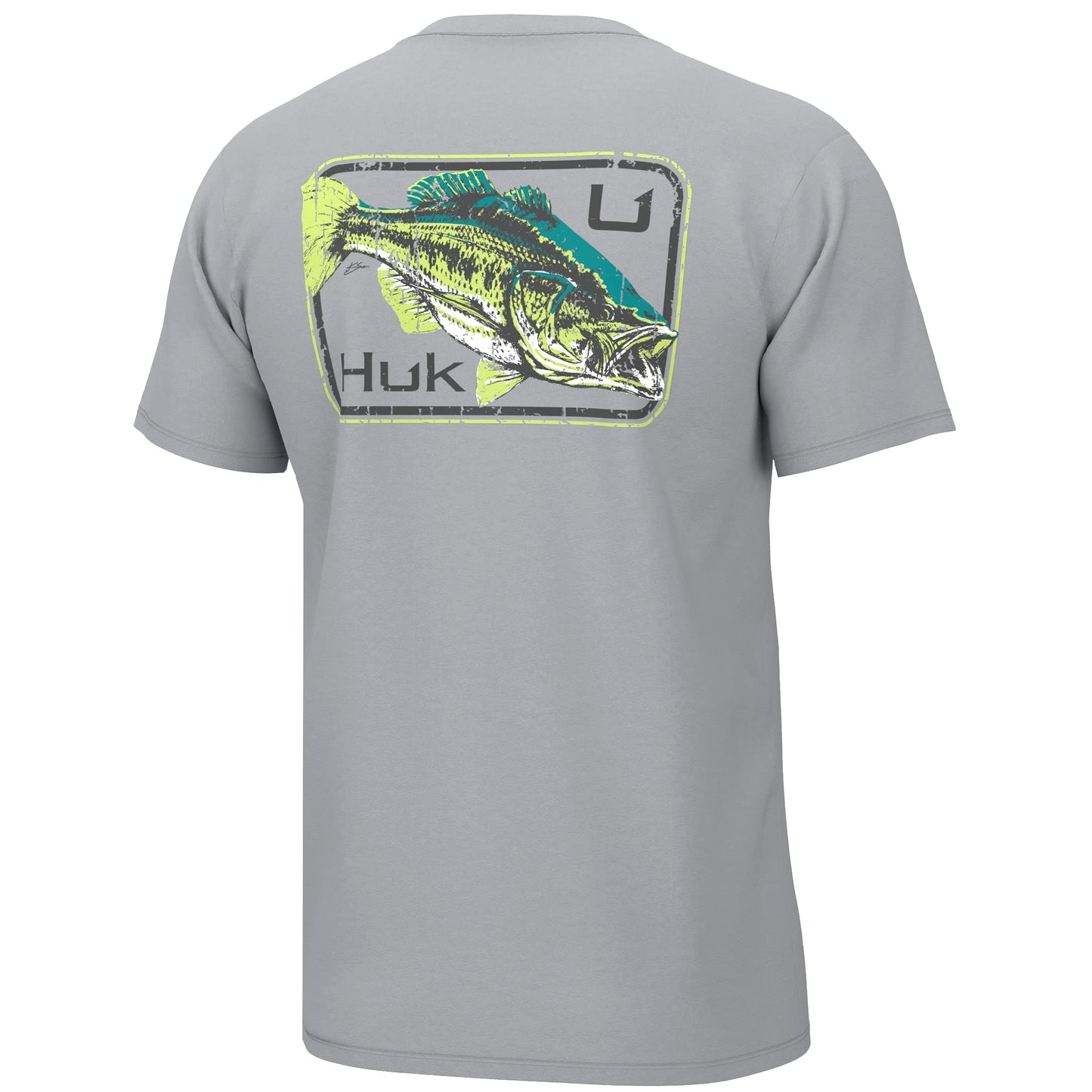 HUK Mens Kc Scott Short Sleeve Tee, Performance Fishing T-Shirt